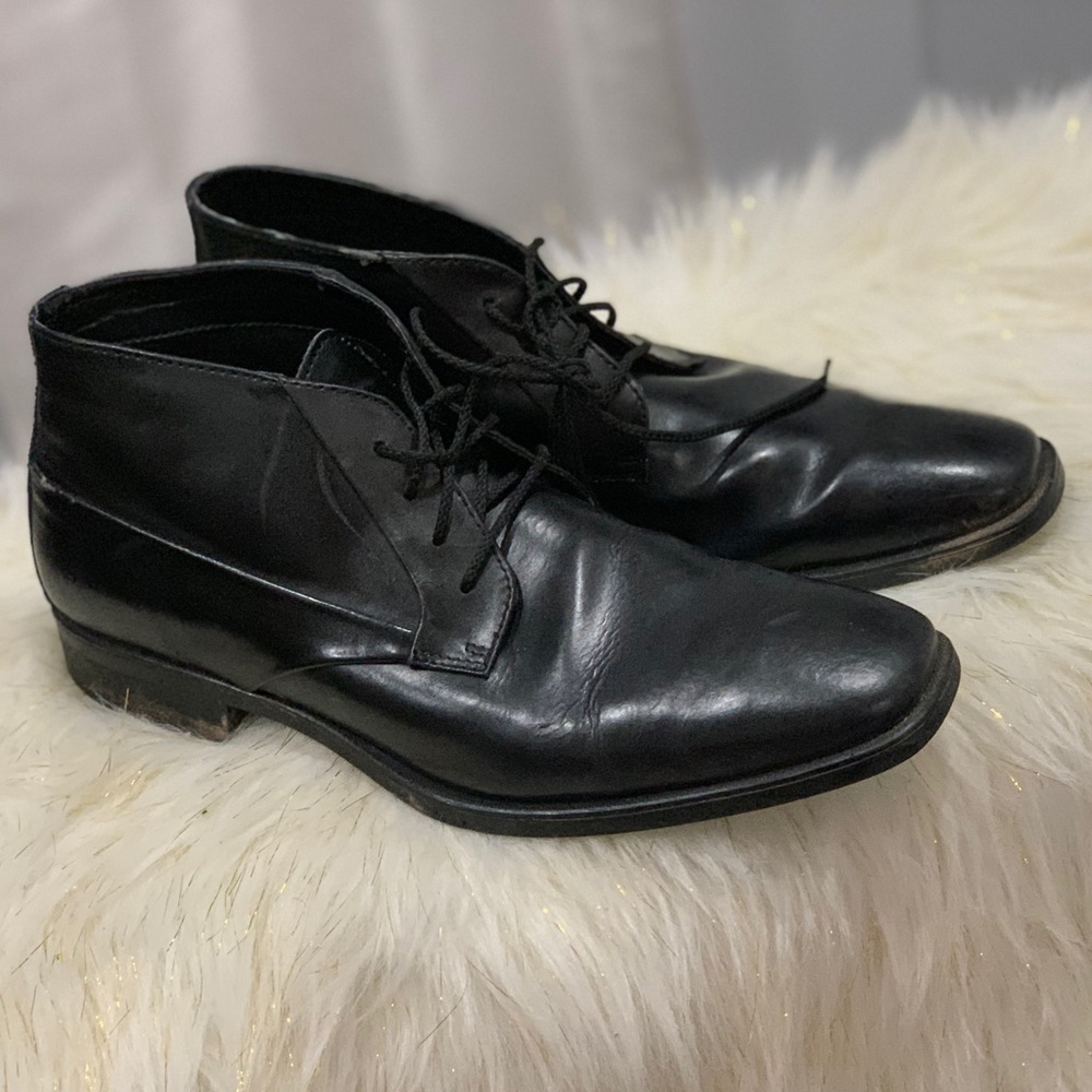 Calvin Klein Ellias black leather shoes size 10M - Picture 8 of 8